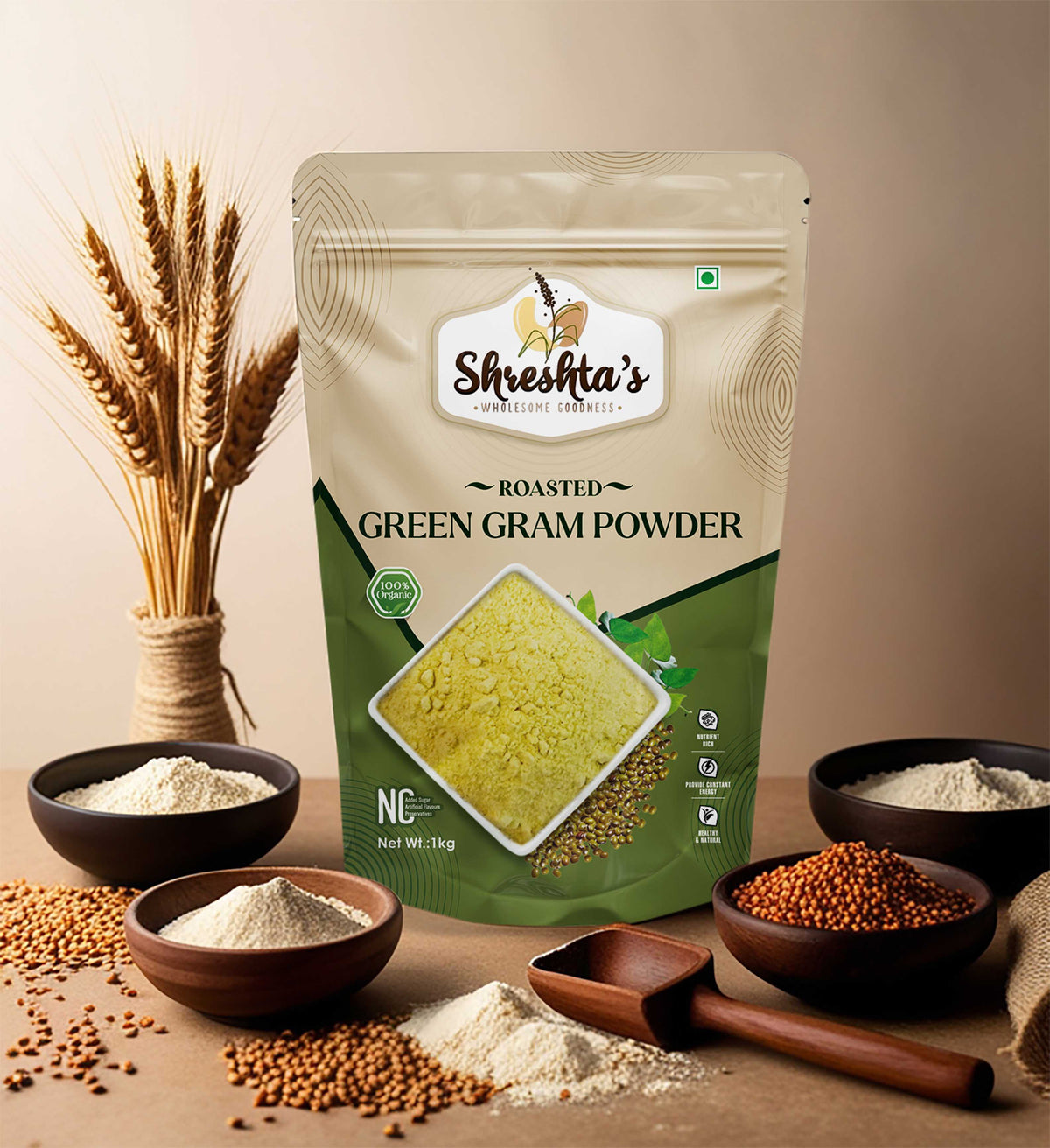 Roasted Green Gram Powder
