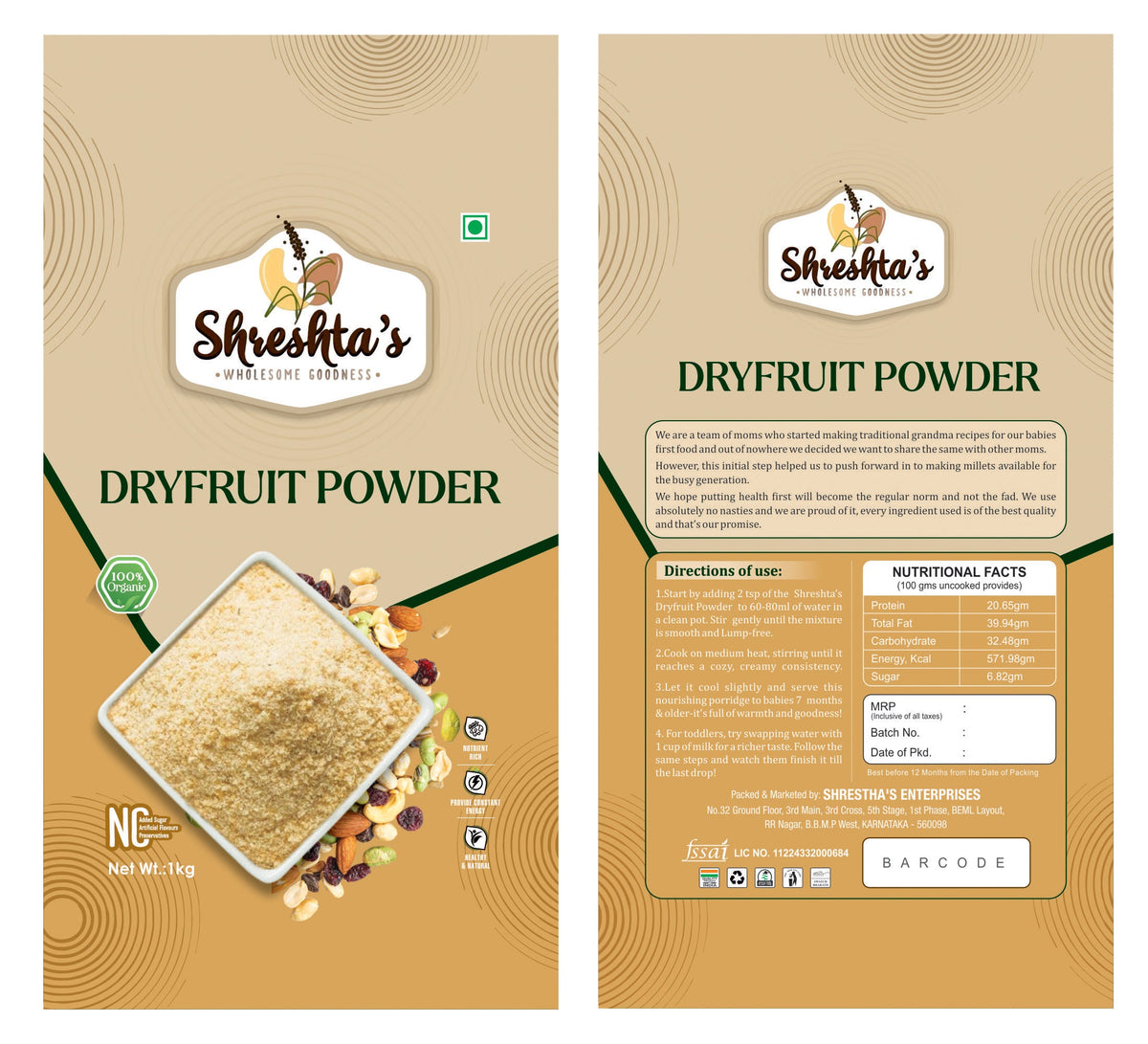Dryfruits Powder